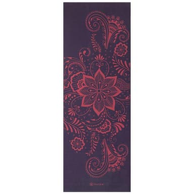 Gaiam Aubergine Swirl Yoga Mat 6mm Premium, Yogamattor