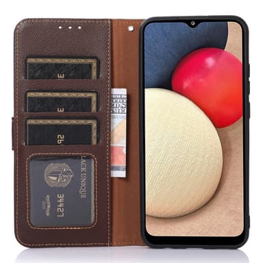 KHAZNEH Plånboksfodral till Google Pixel 8 Pro - Brun/Blå
