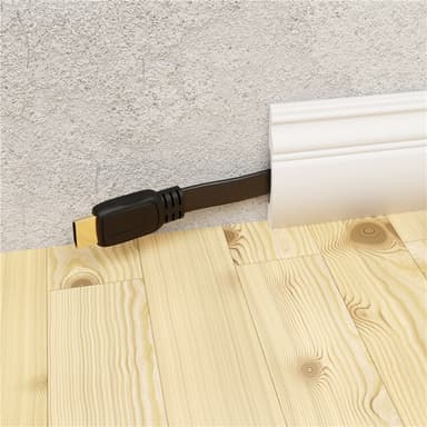 Goobay Höghastighets HDMI™-kabel Slim med Ethernet