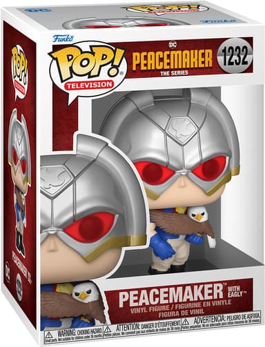 Funko Pop! Vinyl DC Peacemaker med Eagly figur