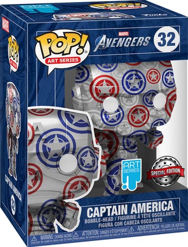 Funko! Pop! Exclusive Marvel Captain America bobblehead-figur