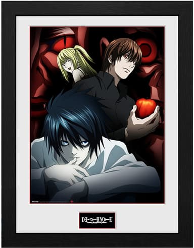 GB eye Death Note inramat tryck