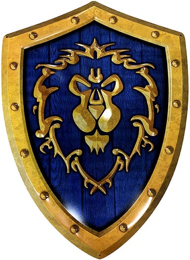 ABYstyle World of Warcraft Alliance metalltryck sköld