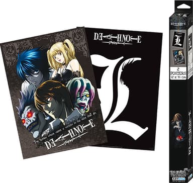 GB eye Death Note L och grupp två affischer
