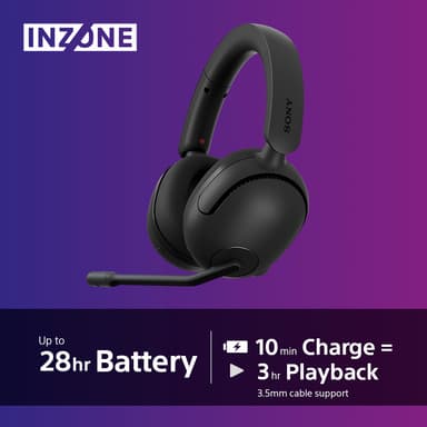 Sony Inzone H5 trådlöst gamingheadset (svart)