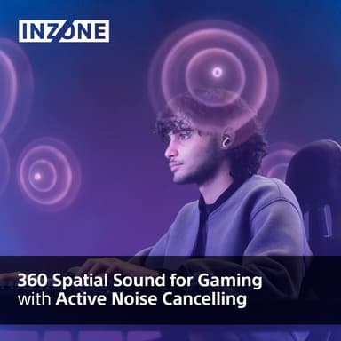 Sony Inzone Buds in ear-hörlurar (vita)