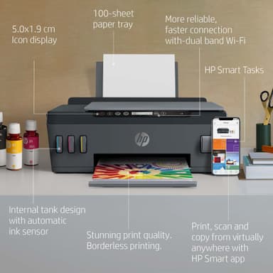 HP Smart Tank Plus 555 AIO inkjet bläckstråleskrivare