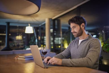 Jabra Evolve2 Buds USB-A MS Teams trådlösa hörlurar