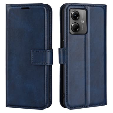 SKALO Motorola Moto G14 Premium Plånboksfodral - Blå