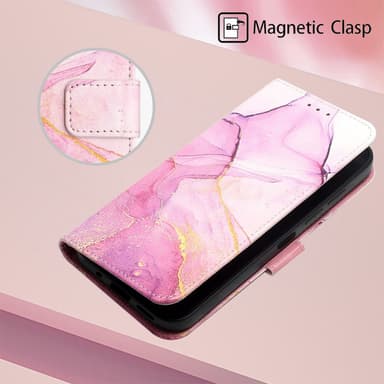 SKALO Motorola Moto G14 Marmor 3D Plånboksfodral