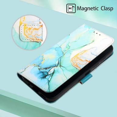 SKALO Motorola Moto G14 Marmor 3D Plånboksfodral