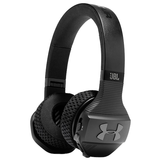JBL UA Sport Wireless Train trådlösa on-ear hörlurar (svart)
