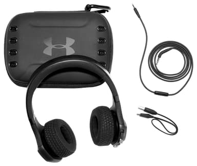 JBL UA Sport Wireless Train trådlösa on-ear hörlurar (svart)
