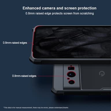 XUNDD TPU Hybrid Skal Fodral till Pixel 8 - Svart