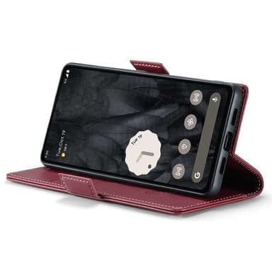 CASEME Plånboksfodral till Pixel 8 Pro - Röd