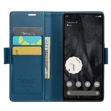 CASEME Plånboksfodral till Pixel 8 Pro - Blå