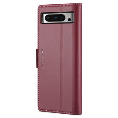 CASEME Plånboksfodral till Pixel 8 Pro - Röd