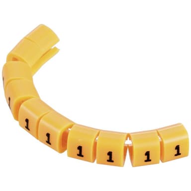 TRU COMPONENTS 1593395 TC-MB1/1203 Märkningsclip Tryck