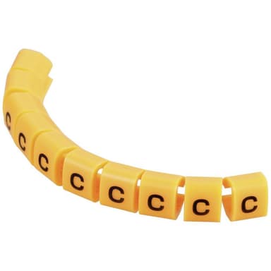 TRU COMPONENTS 1593406 TC-MB1/C203 Märkningsclip Tryck