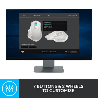 Logitech MX Master 2S trådlös mus (svart)