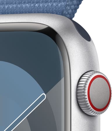 Apple Watch S9 45mm GPS+CEL (Silver Alu/Winter Blue sportloop)