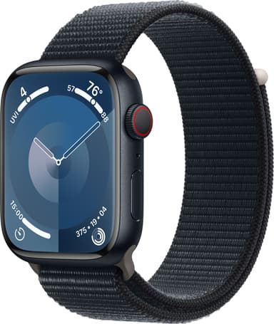 Apple Watch S9 45mm GPS+CEL (Midnight Alu/Midnight sportloop)