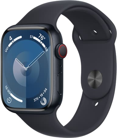 Apple Watch S9 45mm GPS+CEL (Midnight Alu/Midnight sportband) S/M