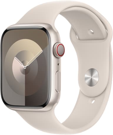 Apple Watch S9 45mm GPS+CEL (Starlight Alu/Starlight sportband) S/M