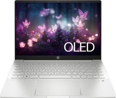 HP Pavilion Plus i7-13/16/1024/2050/OLED 14"  bärbar dator (silver)