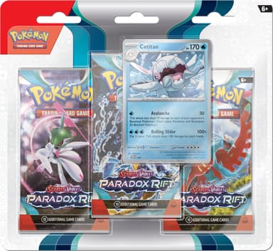 Pokémon Scarlet & Violet Paradox Rift 3-pack (31 Pokemon-kort)