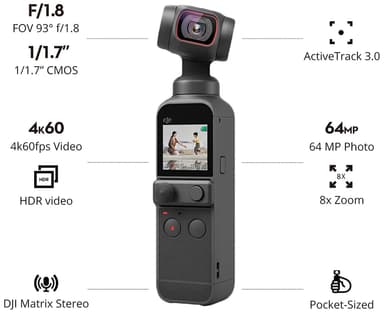 DJI Pocket 2 Creator Combo handhållen kamera