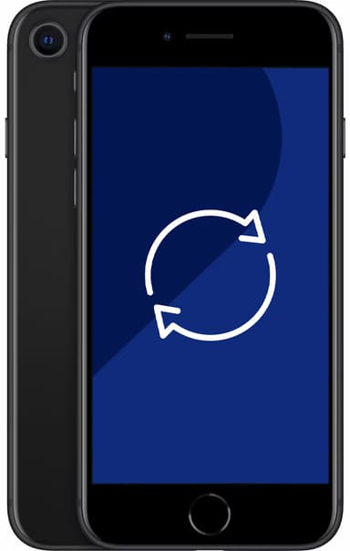 Begagnad iPhone SE smartphone 64 GB (svart) (Gen.2)
