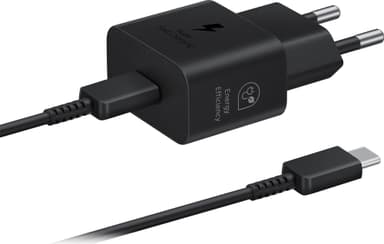 Samsung USB-C 25W laddare med kabel (svart)