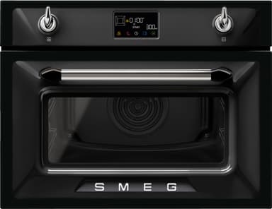 Smeg Serie Victoria Kompaktugn med mikro SO4902M1N (svart)