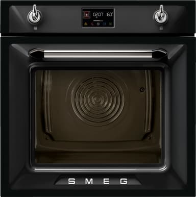 Smeg Serie Victoria Inbyggnadsugn SOP6902S2PN (svart)