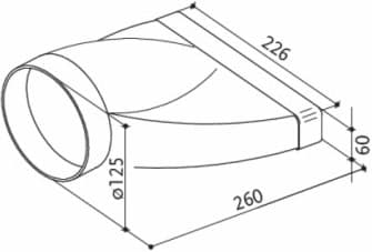 Franke anslutning till ventilationsslang 12.0157.296