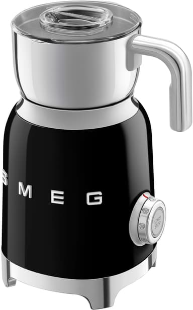 Smeg mjölkskummare i 50-talsstil MFF11BLEU (svart)
