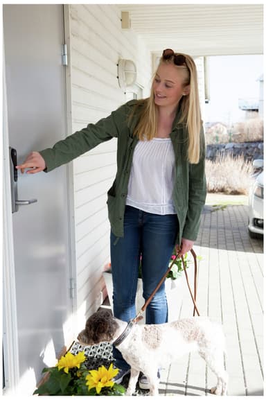 Yale Doorman Classic Connected digitalt lås (silver)