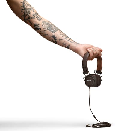 Marshall Major III on-ear hörlurar (brun)