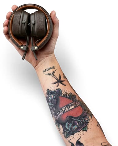 Marshall Major III on-ear hörlurar (brun)