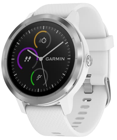 Garmin Vivoactive 3 GPS smartwatch (vit/stål)