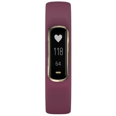 Garmin Vivosmart 4 aktivitetsarmband S/M (röd/roséguld)