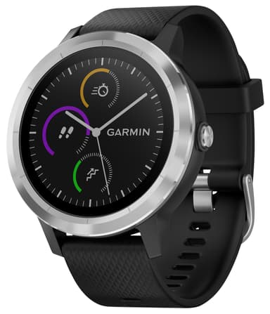 Garmin Vivoactive 3 GPS smartwatch (svart/stål)