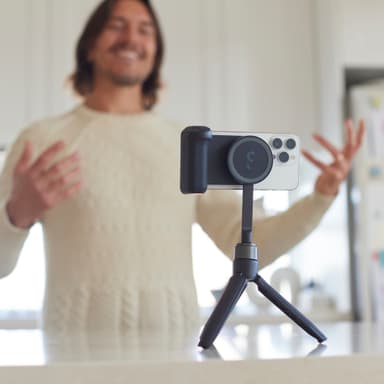Shiftcam SnapPod selfie-stick och stativ (blått)