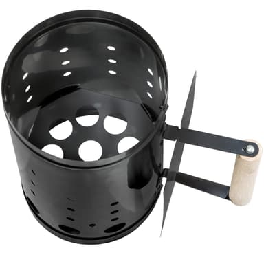tectake Grilltändare med värmeskydd - svart