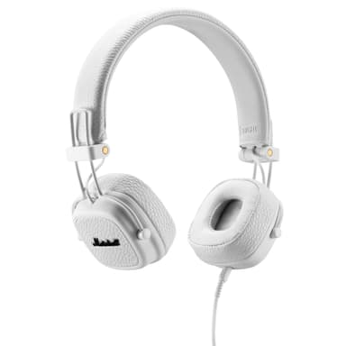 Marshall Major III on-ear hörlurar (vit)