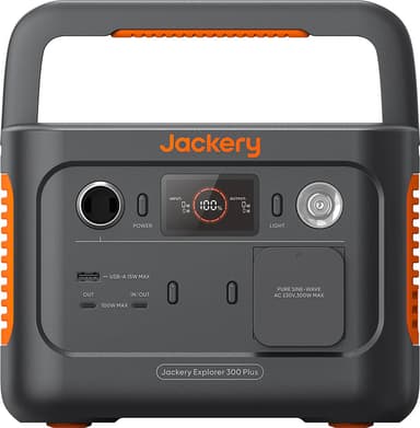 Jackery Explorer 300 Plus kraftstation & SolarSaga 40 W paneluppsättning - Elgiganten - Elgiganten Jackery Explorer 300 Plus kraftstation & SolarSaga 40 W paneluppsättning - Elgiganten - Elgiganten