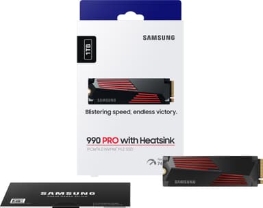 Samsung 990 Pro Heatsink 1TB intern SSD