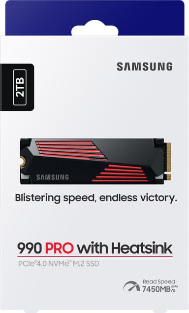 Samsung 990 Pro Heatsink 2TB intern SSD