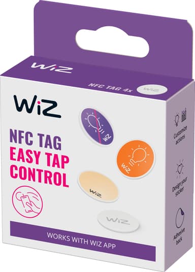 WiZ NFC-taggar 8720169072411 (4-pack)